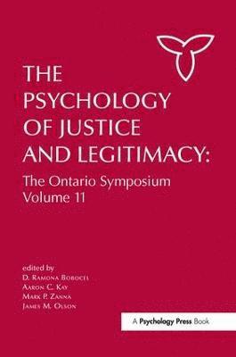 The Psychology of Justice and Legitimacy 1