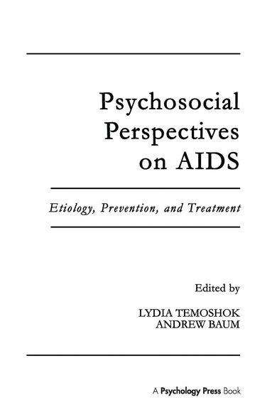 Lydia Temoshok, Andrew S. Baum - Psychosocial Perspectives on Aids, Häftad