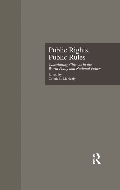 bokomslag Public Rights, Public Rules