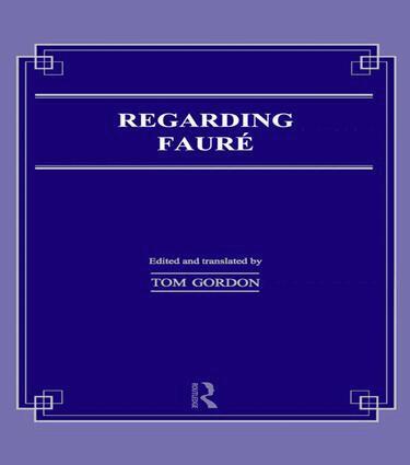 Tom Gordon, Tom Gordon - Regarding Faure, Häftad