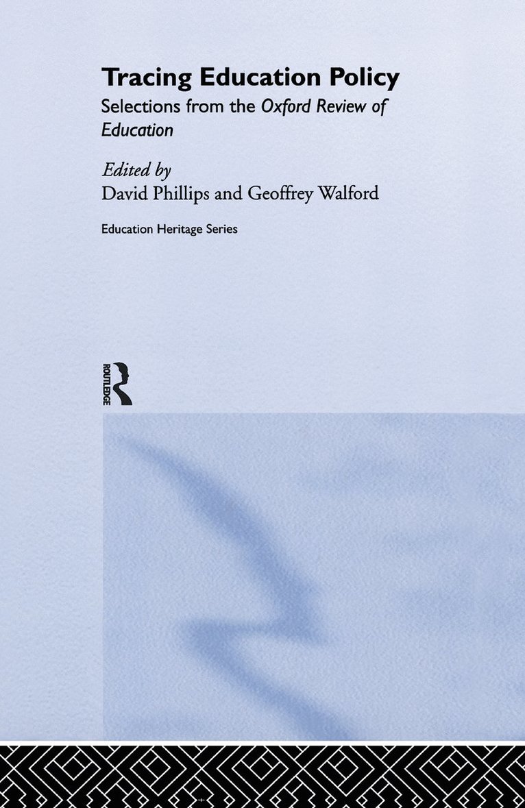 Tracing Education Policy