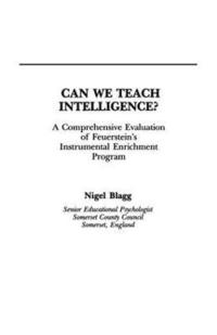 bokomslag Can We Teach Intelligence?
