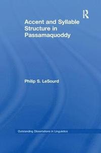 bokomslag Accent & Syllable Structure in Passamaquoddy