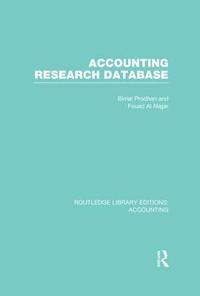 bokomslag Accounting Research Database (RLE Accounting)