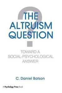 bokomslag The Altruism Question