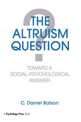 The Altruism Question 1