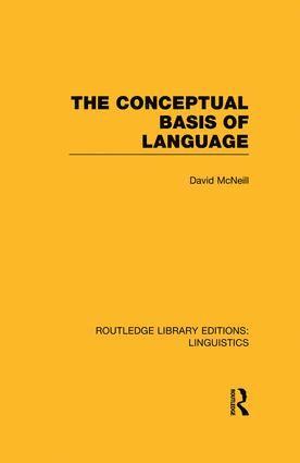 The Conceptual Basis of Language (RLE Linguistics A: General Linguistics) 1