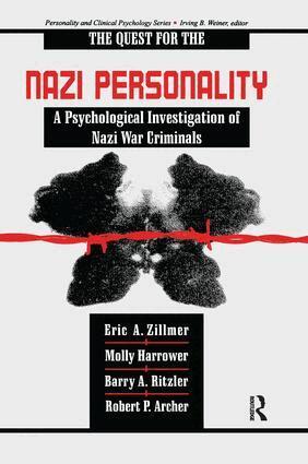 Eric A. Zillmer, Molly Harrower, Barry A. Ritzler, Robert P. Archer - Quest for the Nazi Personality, Häftad