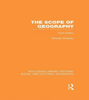 Rhoads Murphey - Scope of Geography (RLE Social & Cultural Geography), Häftad