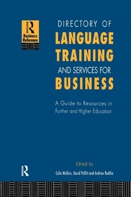 bokomslag Directory of Language Training and Services for Business