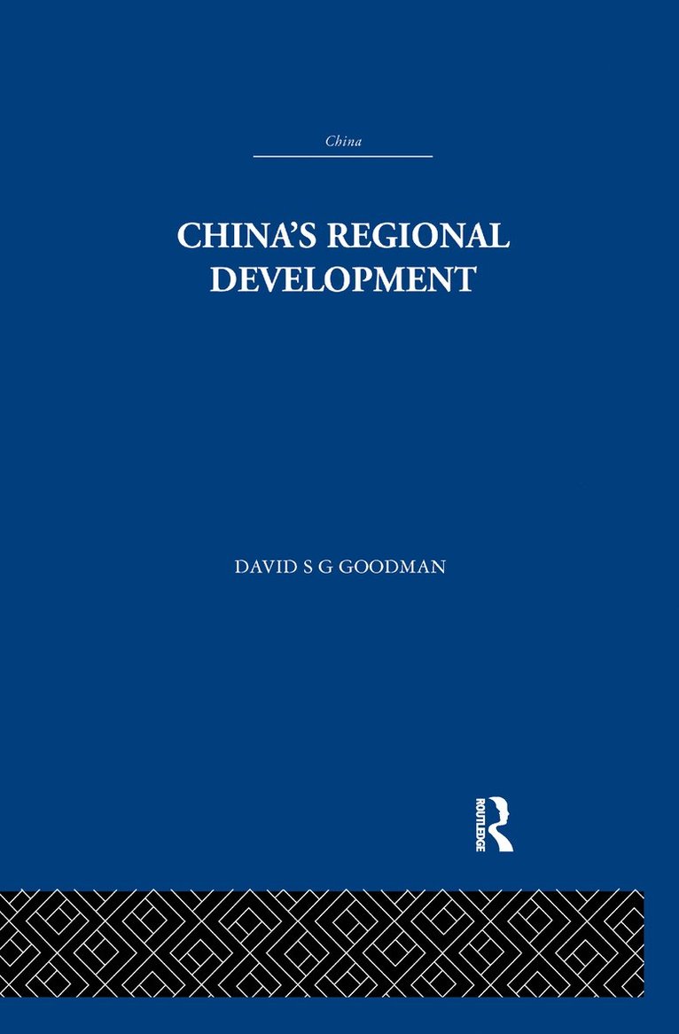David S. G. Goodman - China's Regional Development, Häftad