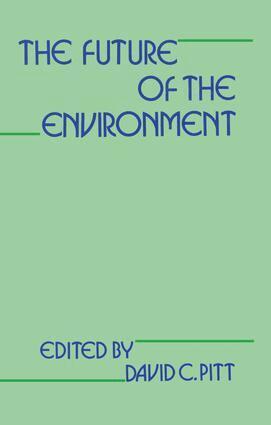 David Pitt - Future of the Environment, Häftad