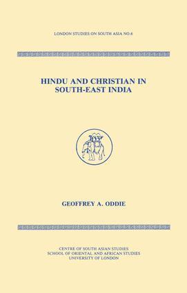 bokomslag Hindu and Christian in South-East India