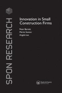 bokomslag Innovation in Small Construction Firms