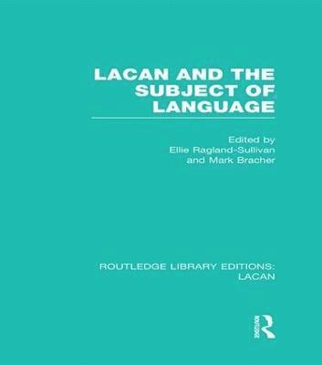 bokomslag Lacan and the Subject of Language (RLE: Lacan)