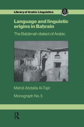 bokomslag Language and Linguistic Origins in Bahrain