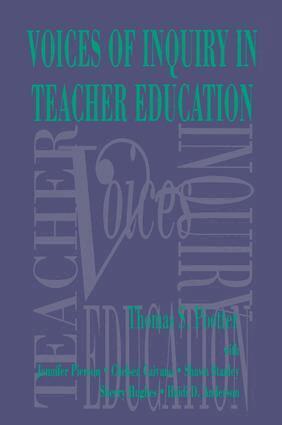 Thomas S. Poetter, Jennifer Pierson, Chelsea Caivano, Shawn Stanley, Sherry Hughes - Voices of Inquiry in Teacher Education, Häftad