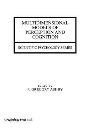 bokomslag Multidimensional Models of Perception and Cognition