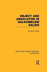 bokomslag Object and Absolutive in Halkomelem Salish (RLE Linguistics F: World Linguistics)