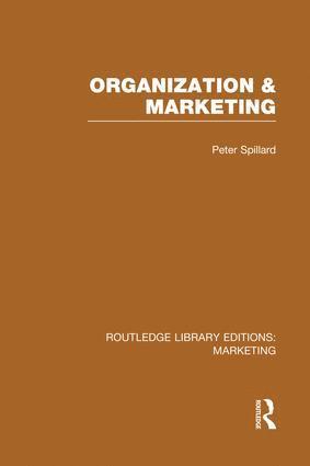 bokomslag Organization and Marketing (RLE Marketing)