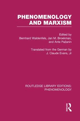 bokomslag Phenomenology and Marxism