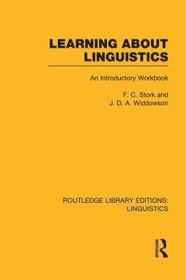 bokomslag Learning about Linguistics (RLE Linguistics A: General Linguistics)