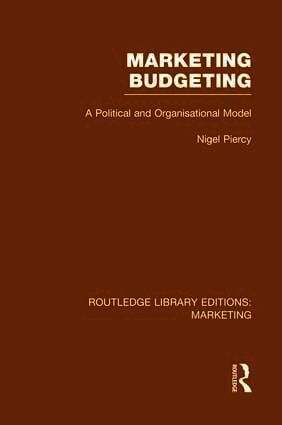 Nigel Piercy - Marketing Budgeting (RLE Marketing), Häftad