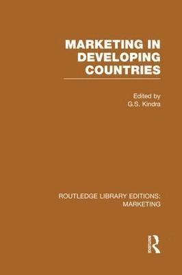 bokomslag Marketing in Developing Countries (RLE Marketing)