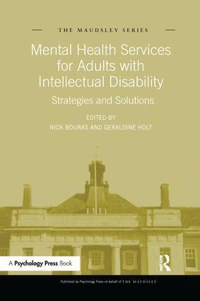 Nick Bouras, Geraldine Holt - Mental Health Services for Adults with Intellectual Disability, Häftad