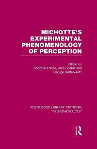 bokomslag Michotte's Experimental Phenomenology of Perception