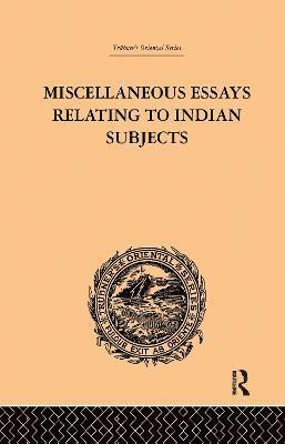 Brian Houghton Hodgson - Miscellaneous Essays Relating to Indian Subjects, Häftad
