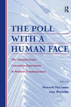 Maxwell Mccombs, Amy Reynolds - Poll With A Human Face, Häftad