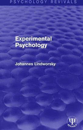 bokomslag Experimental Psychology