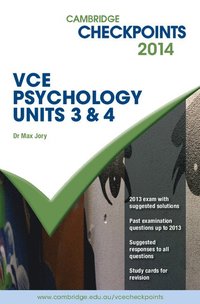bokomslag Cambridge Checkpoints VCE Psychology Units 3 and 4 2014 Book