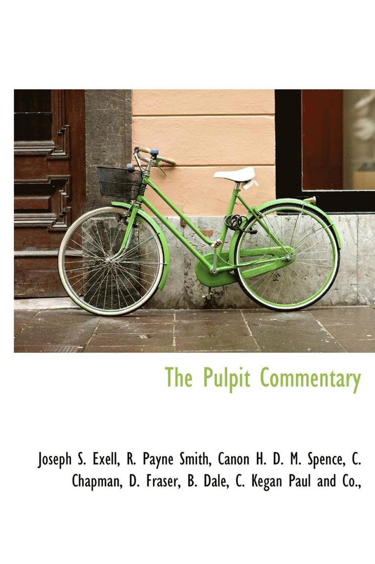 Pulpit Commentary
