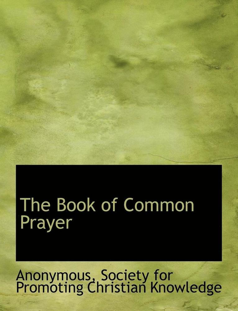 The Book of Common Prayer 1