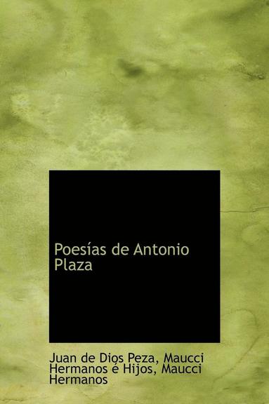 bokomslag Poesas de Antonio Plaza