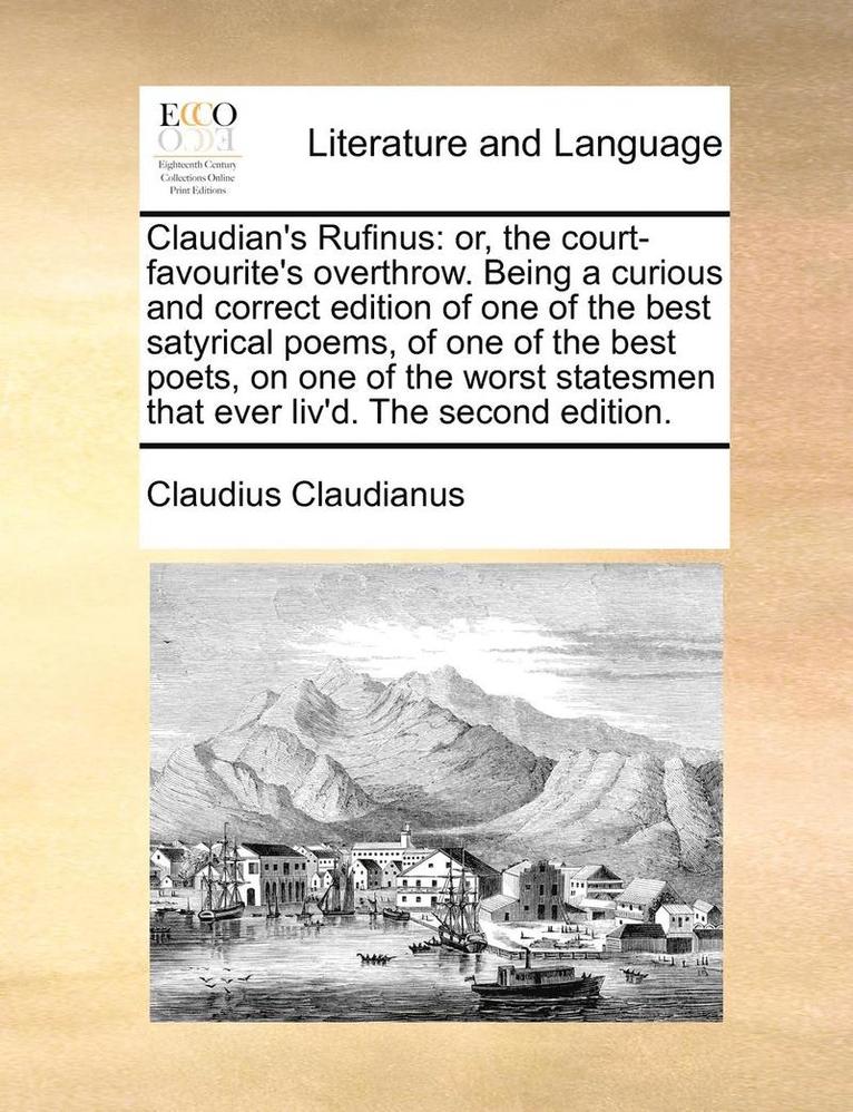 Claudian's Rufinus 1