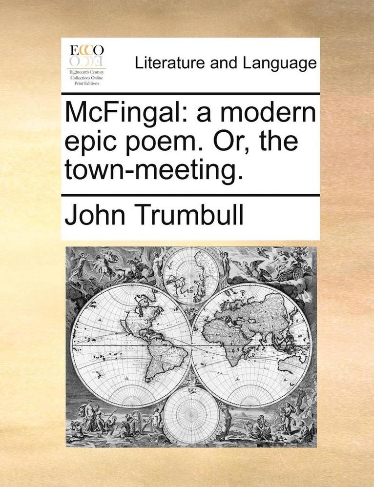 John Trumbull - McFingal, Häftad