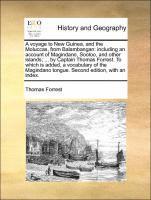 A voyage to New Guinea, and the Moluccas, from Balambangan 1