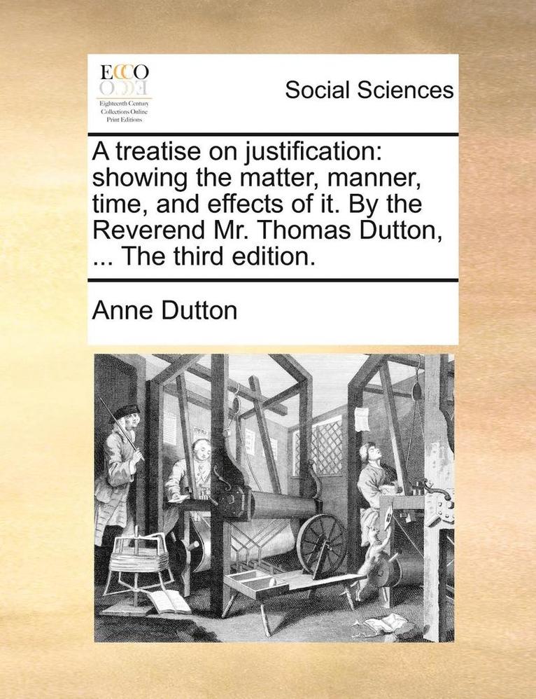 Treatise on Justification