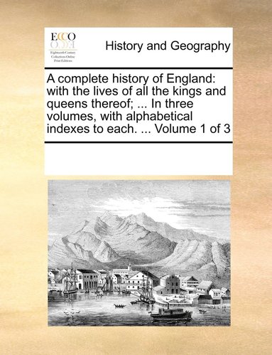 bokomslag complete history of England