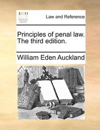 bokomslag Principles of Penal Law. the Third Edition.