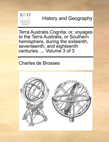 Charles de Brosses - Terra Australis Cognita, Häftad
