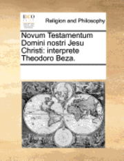 bokomslag Novum Testamentum Domini Nostri Jesu Christi