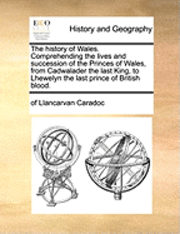 bokomslag The History of Wales. Comprehending the Lives and Succession of the Princes of Wales, from Cadwalader the Last King, to Lhewelyn the Last Prince of British Blood.