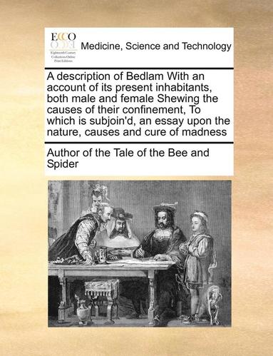 bokomslag A Description of Bedlam with an Account of Its Present Inhabitants, Both Male and Female Shewing the Causes of Their Confinement, to Which Is Subjoin'