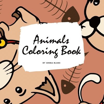 Animals Coloring Book for Children (8.5x8.5 Coloring Book / Activity Book) 1