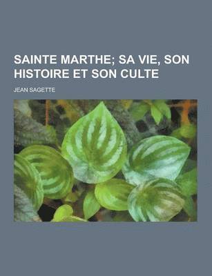 bokomslag Sainte Marthe