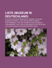 bokomslag Liste (Museum in Deutschland)